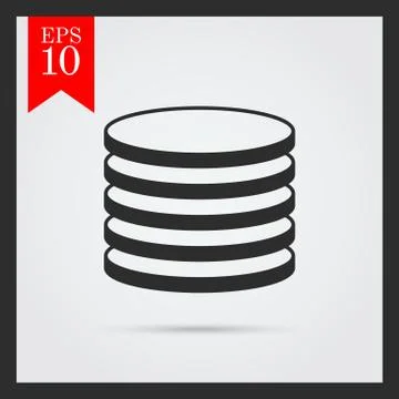 Coin stack Stockillustratie