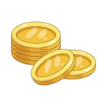 Coin stack Stock Illustration