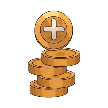 Coin Stack illustration イラスト素材