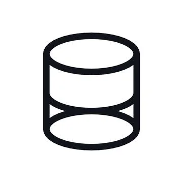 Coin Stack Savings Black White Line Icon Editable Stroke Vector Symbol Stock Illustration