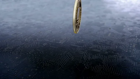 Coin of Startis cryptocurrency 動画素材 91837407