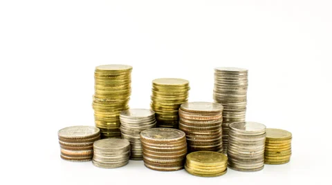 Coin stop motion Stock Footage 38198693