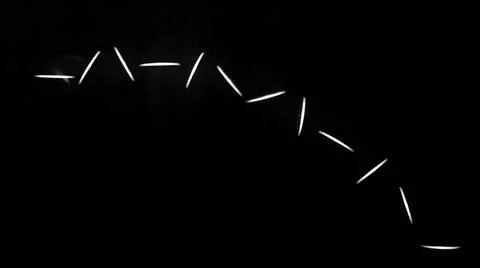 Coin toss Stroboscopic effect created using flash capturing the motion of ... Stock Photos