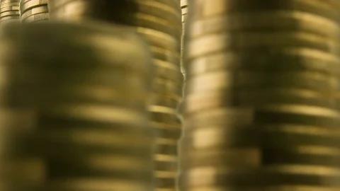 Coin towers (version 01) Stock Footage 79573350