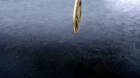 Coin of tron cryptocurrency Stock-Footage 91997658