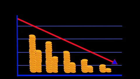 Coin turun Stock Footage 307861481
