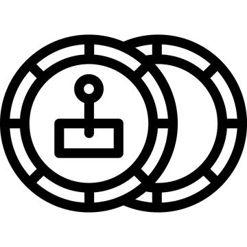 Coin Vector Icon Design Illustration Illustrazione stock