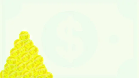 Coin white background Stock Footage 299773158