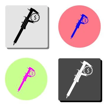 Coinage. flat vector icon Stock Illustration