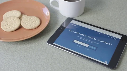 Coinbase Crypto Vídeo Stock 84290466