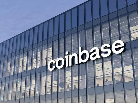 Coinbase 스톡 일러스트