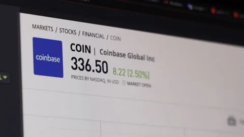 Coinbase stock goes public Stock Footage 152406653