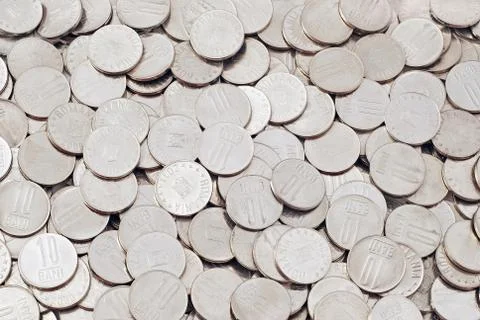 Coins backgorund Stock Photos
