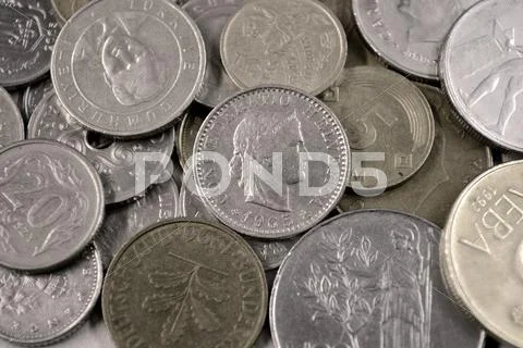 Coins background Stock Illustration