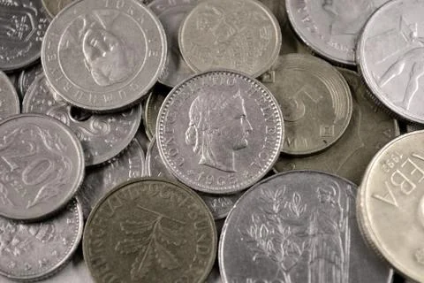 Coins background Stock Illustration