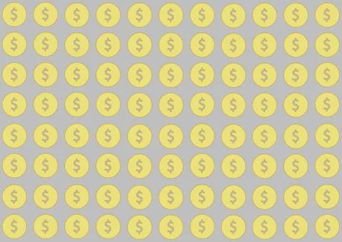 Coins background Stock Illustration