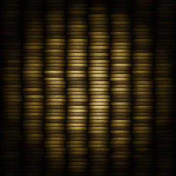 Coins background texture generated Stock Illustration