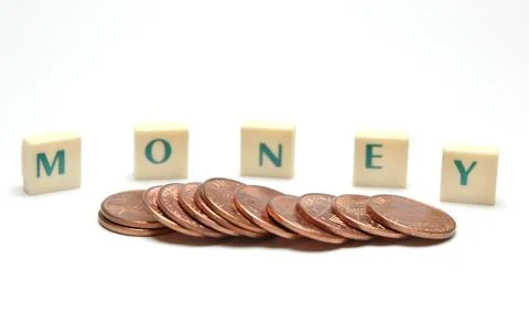 Coins conception Stock Photos