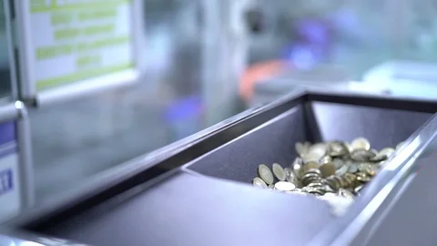 Coins Counting Machine, Hd Video Видео 121016951