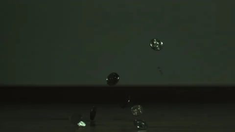 Coins Dropping Slow Motion Video stock 149722110