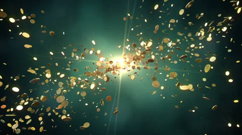 Coins fight Stock Footage 38491212