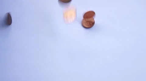 Coins Stock Footage 10715051