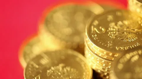 Coins 库存影片 22130368