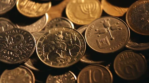 Coins Stock Footage 27832558