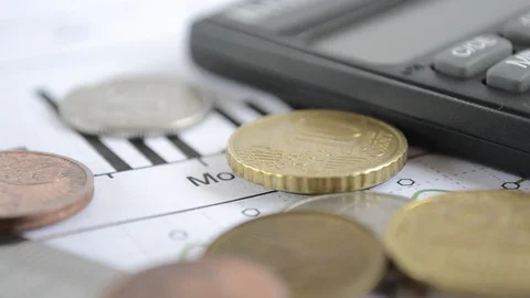 Coins Stock Footage 116371206