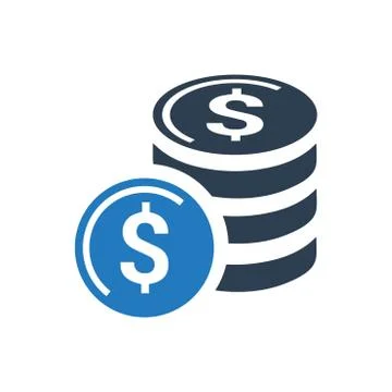 Coins Icon Stock Illustration