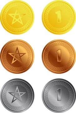 Coins Stock Illustration