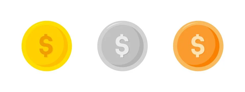 Coins Illustrazione stock