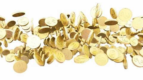 Coins loop Video stock 30514903