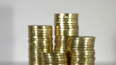 Coins Made of Precious Metals 스톡 동영상 77208930