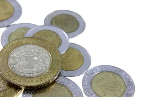 Coins of Mexico Stock Photos