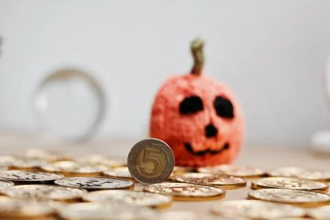 Coins from Poland Stock Photos