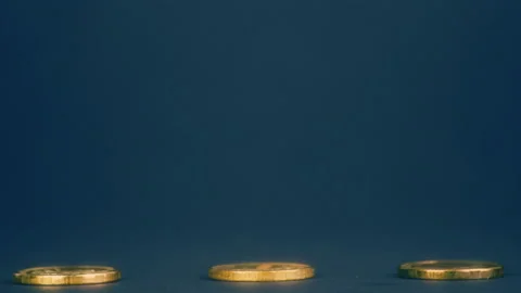 Coins Stack Stock Footage 111039167