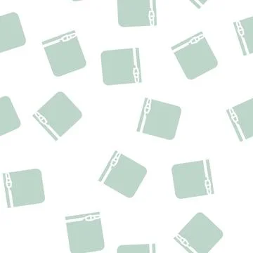 Coins storage pocket glyph vector seamless pattern Stock Illustration