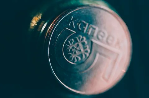 Coins On Table Stock Photos