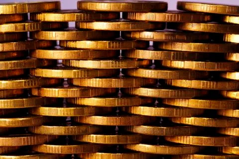 Coins texture Stock Photos