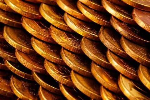 Coins texture Stock Photos