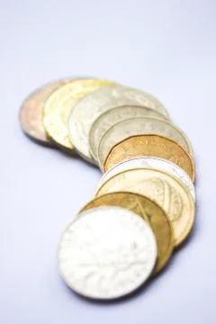 Coins worldwide Stock Photos