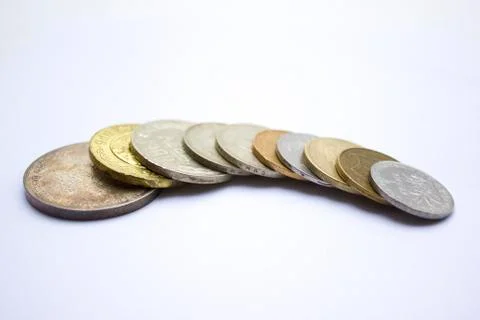 Coins worldwide Stock Photos