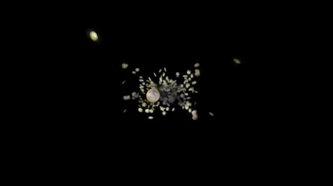 CoinsFalling Video stock 10774674