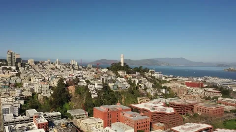 Coit Tower and San Francisco B-Roll Video stock 334868334