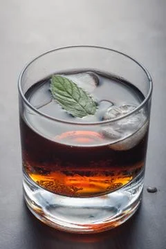 Coke and mint Stock Photos