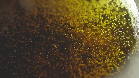 Coke Bubbles Close up with light. 스톡 동영상 123798705