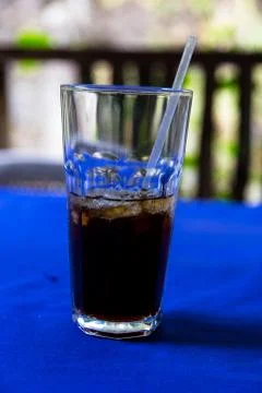 Coke in glass Stock Photos