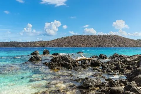 Coki Point Beach in St Thomas, USVI, Caribbean Foto stock