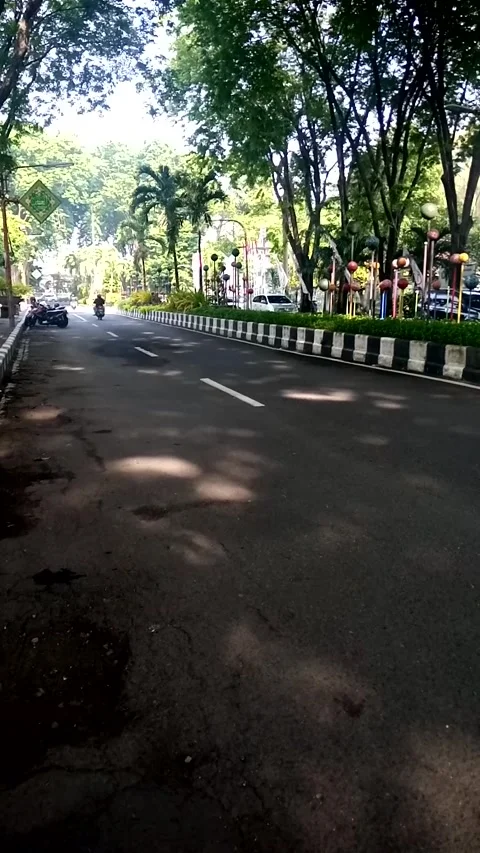 Cokronegoro Street Sidoarjo East Java Indonesia Stock Footage 220540795